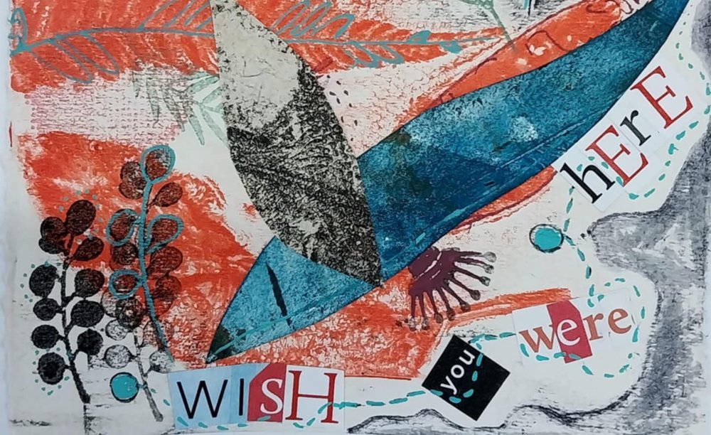 Wish you were HERE postcard_artwork created by SueHayes v3